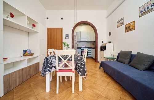 Piombino Apartamento | Apartamento 'Casabaffo' con balcón y Wi-Fi