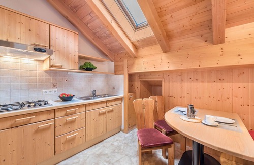 La Villa Apartamento | Apartamento 'Ciasa Alfred' con vistas a la montaña, Wi-Fi y balcón