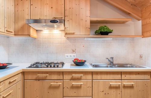 La Villa Apartamento | Apartamento 'Ciasa Alfred' con vistas a la montaña, Wi-Fi y balcón
