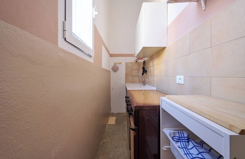 Piombino Apartamento | Apartamento 'Da Nonna Tina Vistamare' con vistas al mar y jardín privado