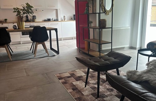 Duisburg Sud Apartamento | Apartamento 'Deluxe Loftapartement Big Size' con terraza compartida y Wi-Fi
