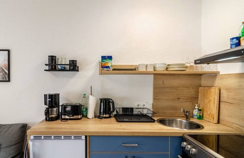 Detern Apartamento | Apartamento 'Ferienwohnung Didi' con terraza compartida, jardín compartido y Wi-Fi