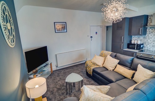 Colwyn Bay Apartamento | Habitacion Doble-Apartamento-Baño con ducha-Vista al Mar-Top floor double