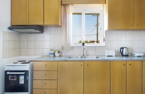 Antimachia Apartamento | Apartamento 'Elli's 1' con vistas al mar, Wi-Fi y aire acondicionado
