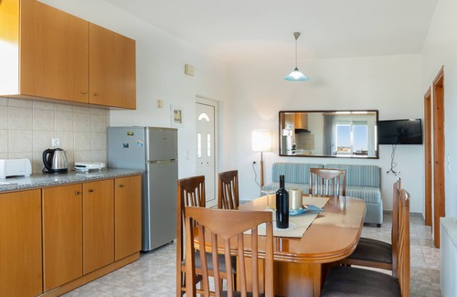 Antimachia Apartamento | Apartamento 'Elli's 1' con vistas al mar, Wi-Fi y aire acondicionado