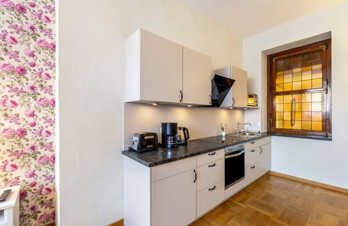 Aldekerk Apartamento | Apartamento 'Englisches' con jardín compartido y Wi-Fi