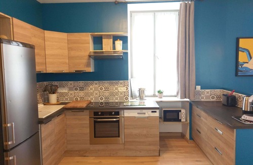Eaux-Bonnes Apartamento | Apartamento-Baño con bañera-Carri