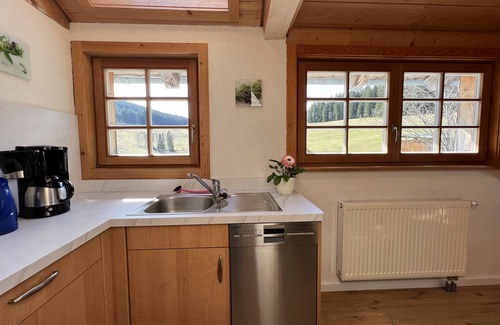 Titisee-Neustadt Apartamento | Apartamento 'Ferienwohnung Sternschnuppe, 90 Qm' con vistas a la montaña, jardín compartido y balcón