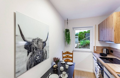 Usseln Apartamento | Apartamento 'Ferienhaus Doris' con vistas a la montaña, terraza privada y Wi-Fi