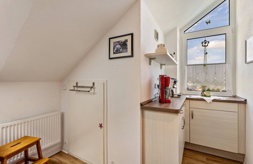 Usseln Apartamento | Apartamento 'Ferienwohnung Ausblick' con vistas al lago, jardín compartido y Wi-Fi
