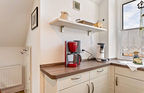 Usseln Apartamento | Apartamento 'Ferienwohnung Ausblick' con vistas al lago, jardín compartido y Wi-Fi