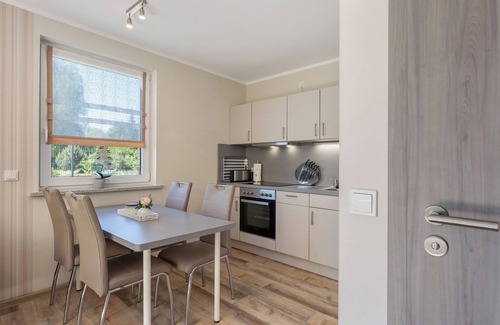 Joachimsthal Apartamento | Apartamento 'Ferienwohnung 4' con jardín compartido y Wi-Fi