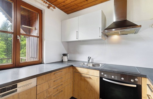 Schenkenzell Apartamento | Apartamento 'Ferienwohnung Im Hof 120qm' con vistas a la montaña, terraza compartida y Wi-Fi