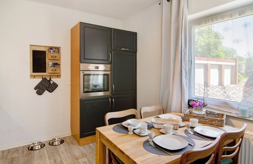 Warsingsfehn Apartamento | Apartamento 'Ferienwohnung Fahrradland Meer' con terraza privada y Wi-Fi