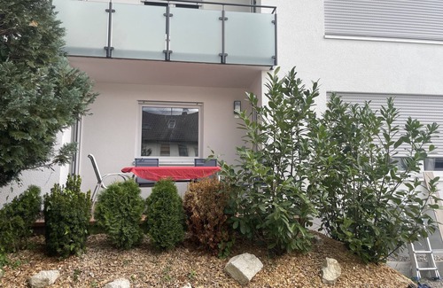 Adelsried Apartamento | Apartamento 'Ferienwohnung Adelsried 1' con terraza privada y Wi-Fi