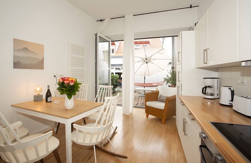 Bamberg Apartamento | Apartamento 'Fewo Romeo Und Julia' con terraza privada y Wi-Fi
