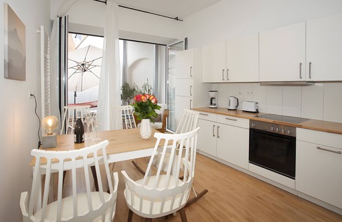Bamberg Apartamento | Apartamento 'Fewo Romeo Und Julia' con terraza privada y Wi-Fi