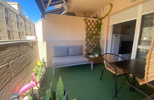 Los Llanos Apartamento | Apartamento "Flamingo" Cerca de la Playa, Perfecto para Parejas y Con Terraza