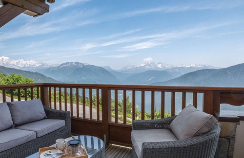 Bisanne 1500 Apartamento | Apartamento para 6 con balcón y estacionamiento, Bisanne 1500