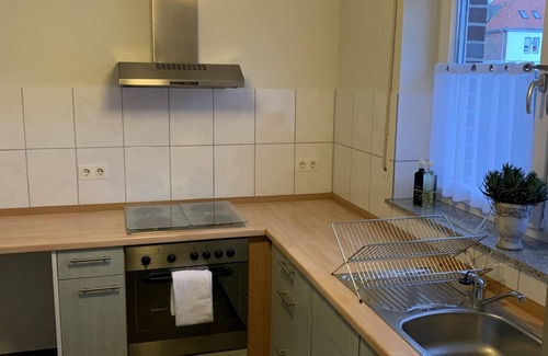Alstatte Apartamento | Apartamento 'Franke' con terraza privada y Wi-Fi
