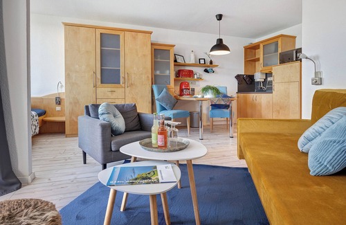 Region Hannover District Apartamento | Apartamento 'Fräulein Frida - Steinhude' con balcón y Wi-Fi
