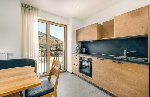 Bressanone Apartamento | Apartamento 'Fuji' con vistas a la montaña, jardín compartido y Wi-Fi
