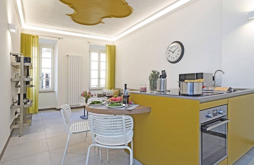 Gargnano Apartamento | Apartamento 'Gemhouse Ambra Garda Lake' a 50 m del lago, wi-fi y aire acondicionado