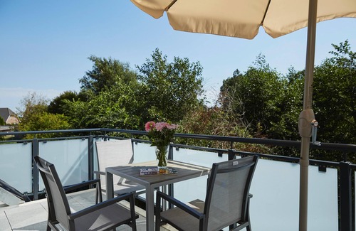 Stinteck Apartamento | Apartment Gezeiten with beautiful balcony and bicycle shed