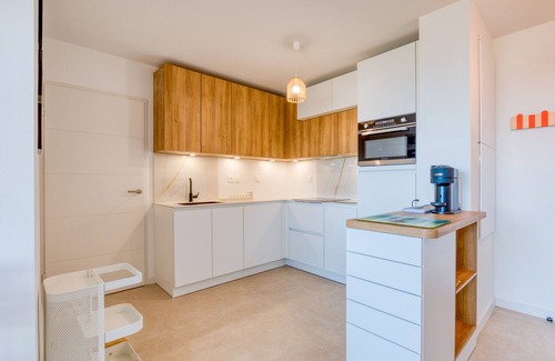 Marseillan Apartamento | Apartamento 'Grains De Sable' con vistas al mar, terraza privada y aire acondicionado.