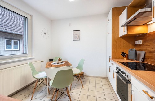 Horden am Harz Apartamento | Apartamento 'Haus-Landzeit' con terraza privada, jardín compartido y Wi-Fi