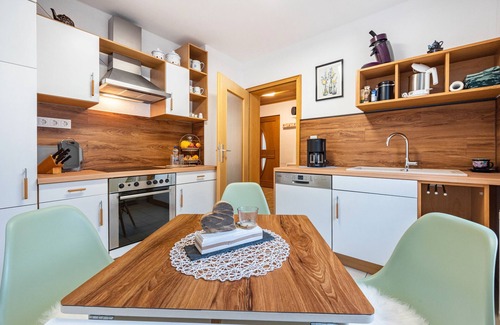 Horden am Harz Apartamento | Apartamento 'Haus-Landzeit' con terraza privada, jardín compartido y Wi-Fi