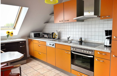 Klaffenbach Apartamento | Apartment 'Haus schöne Aussicht bei Chemnitz' with Mountain View, Balcony and Wi-Fi