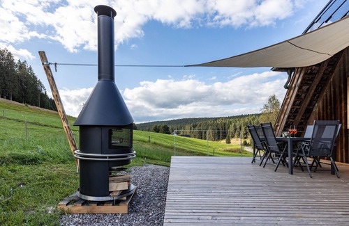 Sankt Georgen im Schwarzwald Apartamento | Apartamento 'Hiesle' con terraza privada, balcón y Wi-Fi