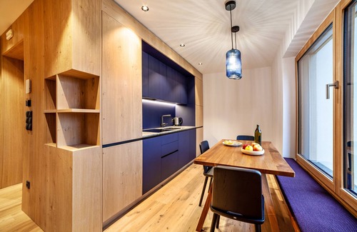 Caines Apartamento | Apartamento 'Huetterhof Winter' con vistas a la montaña, terraza privada y Wi-Fi