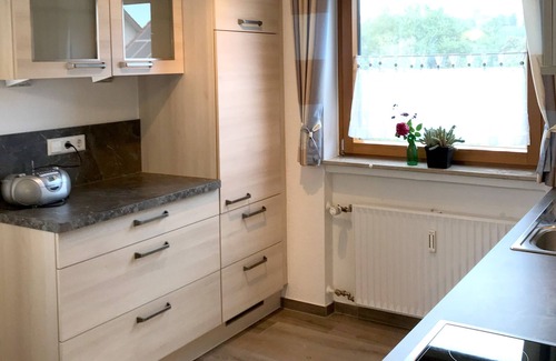 Tettnang Apartamento | Apartamento 'Im Erdgeschoss' con terraza privada, jardín compartido y Wi-Fi