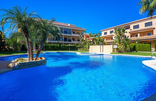 Platja de l'Arenal Apartamento | Apartamento con piscina comunitaria en Javea, en la Costa Blanca, España para 6 personas