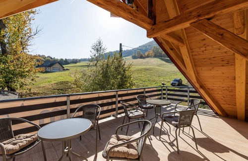 Waltersdorf Condominio | Apartment in top location with sauna and rooftop lounge for families and active vacation groups