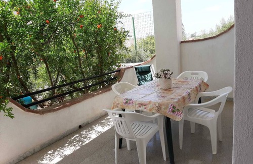 San Giorgio Apartamento | Apartamento en villa Bianca en el mar con jardín y hermosa playa