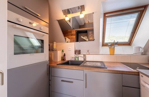 Erdeven Apartamento | Apartamento 'Ker Mané Iroise' con terraza compartida, jardín compartido y Wi-Fi