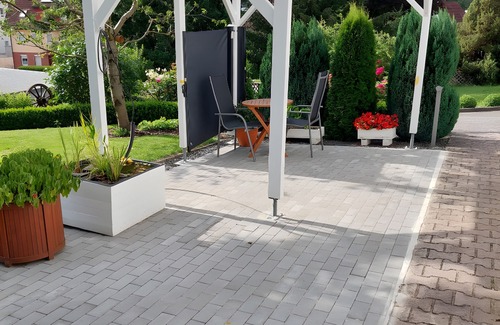 Lutzenhardt Apartamento | Apartamento 'Klink' con terraza privada, jardín compartido y Wi-Fi