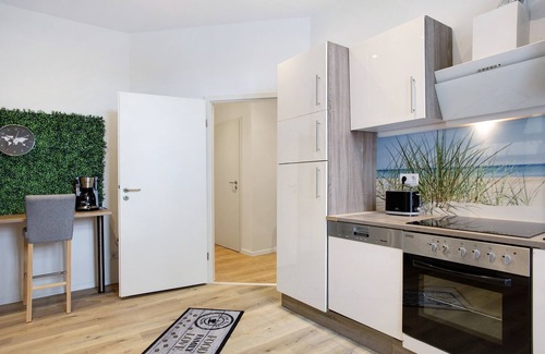 Heppens Apartamento | Apartamento 'Küstenzauber - Balkon - Top Lage' con terraza, balcón y Wi-Fi