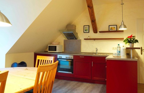 Dalwitz Apartamento | Apartamento Kutscherwohnung - FerienGut Dalwitz Antiguo wheelwright