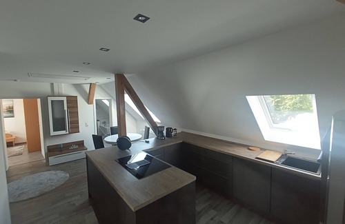 Neuhof Apartamento | Apartamento 'Ländliche Ferienwohnung' con Wi-Fi