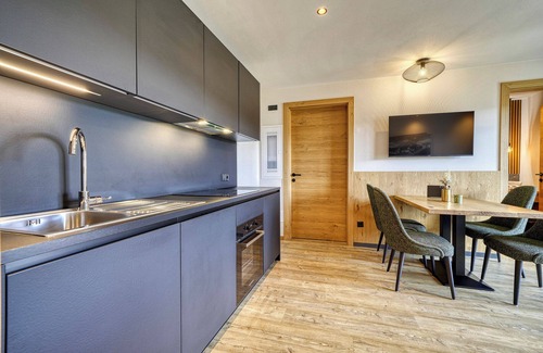 Nova Ponente Apartamento | Apartamento "Latemar": Bañera de hidromasaje privada, sauna finlandesa, vistas a la montaña