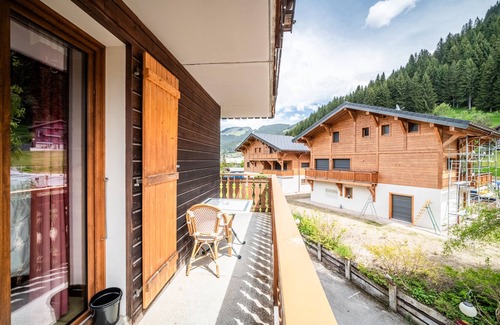Chatel Apartamento | Apartamento 'Le Izzy - 5 Pers' con vistas a la montaña, balcón y Wi-Fi