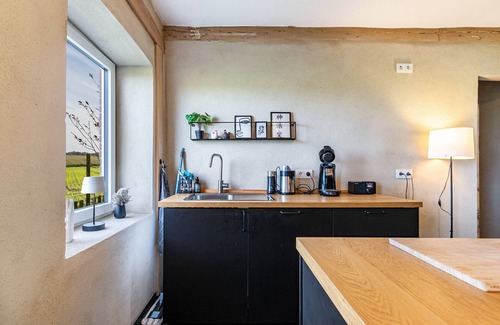 Klanxbuell Apartamento | Apartamento 'Lehmhuus' con terraza compartida, jardín compartido y Wi-Fi