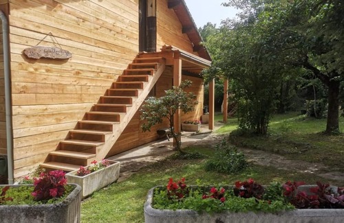 Belvedere Apartamento | Apartamento 'Les Grillons' con vistas a la montaña, jardín compartido y Wi-Fi