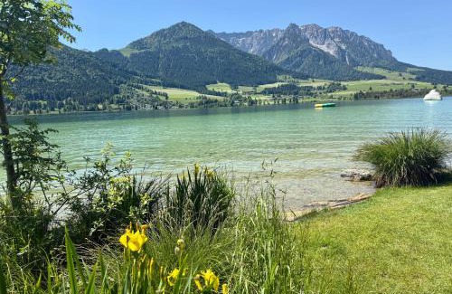 Walchsee Apartamento | Apartment Liebelei am See - Traumblick aufs Kaisergebirge - nur ein Katzensprung zum See