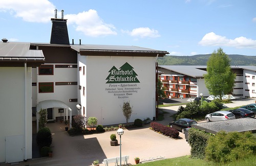 Schluchsee Apartamento | Apartamento 'Lieblingsplatz Mit Indoor Pool' con terraza compartida, jardín compartido y Wi-Fi