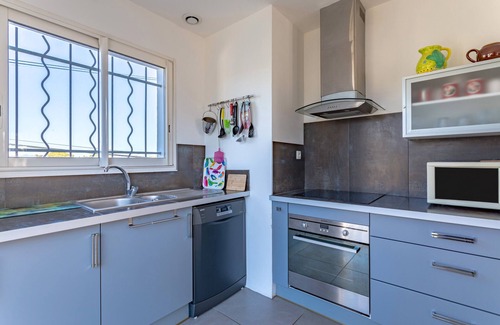 Elne Apartamento | Apartamento 'Los Aglanoz - 5 Personnes' con vistas a la montaña, Wi-Fi y aire acondicionado